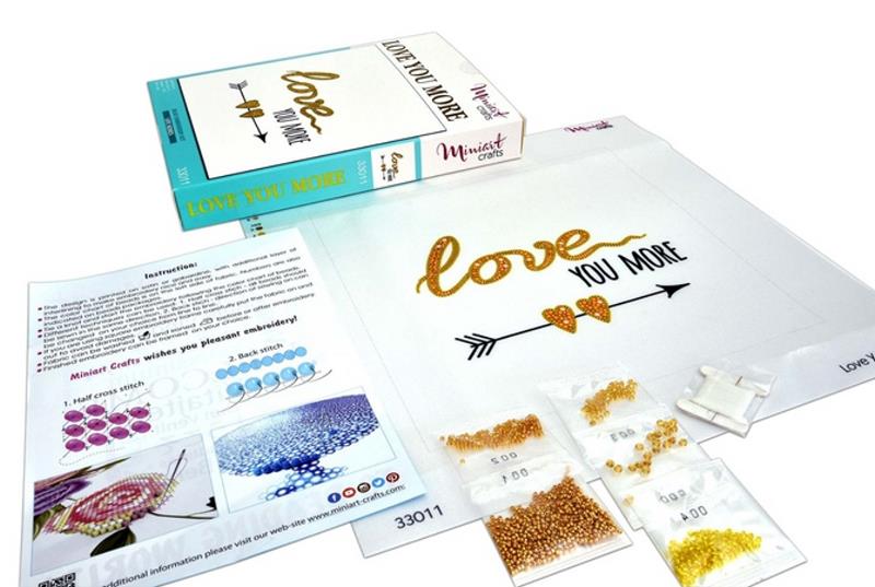 Buy Bead embroidery kit-Love You More-33011_2