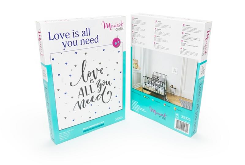 Buy Bead embroidery kit-Love is All You Need-33026_1