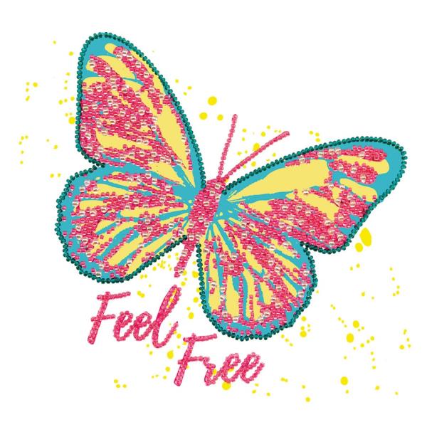 Buy Bead embroidery kit-Feel Free-33052