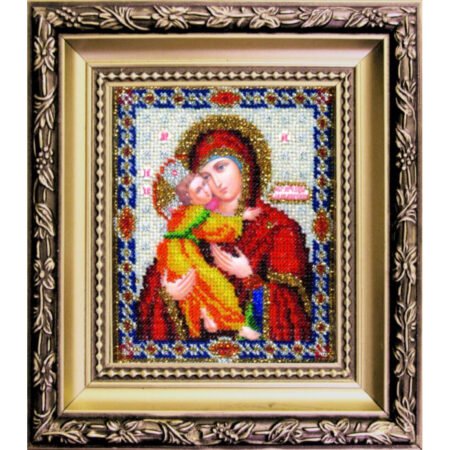 Buy Bead embroidery kit Vladimir icon of the Mother of God-BYU-005