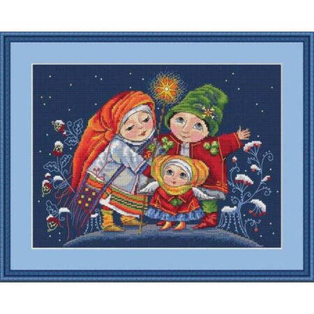 Buy Cross stitch kit Christmas star-K-26