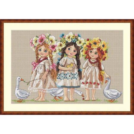 Buy Cross stitch kit Girlfriends-K-42