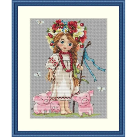 Buy Cross stitch kit Shepherdess-K-43