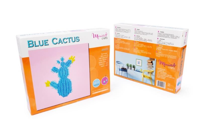 Buy Bead embroidery kit-Blue Cactus-44405_1