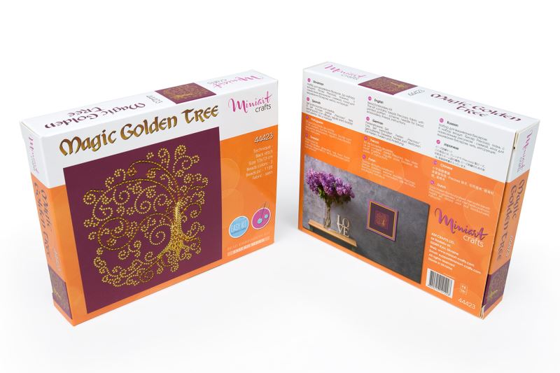 Buy Bead embroidery kit-Magic Golden Tree-44423_1