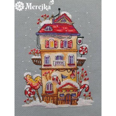 Buy Cross stitch kit Winter house-K-51
