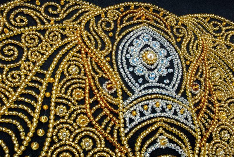 Buy Bead embroidery kit-Golden Elephant-55015_4