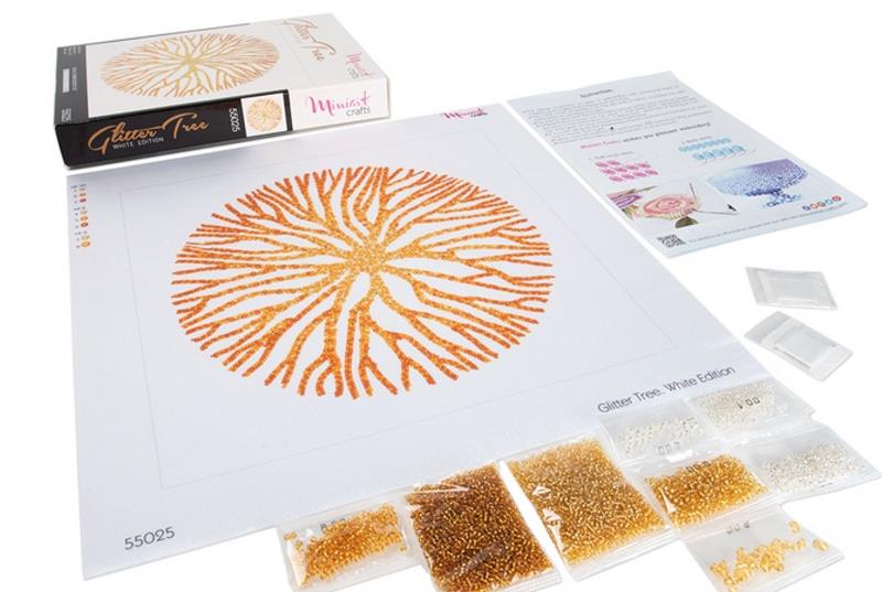 Buy Bead embroidery kit-Glitter Tree. White Edition-55025_2