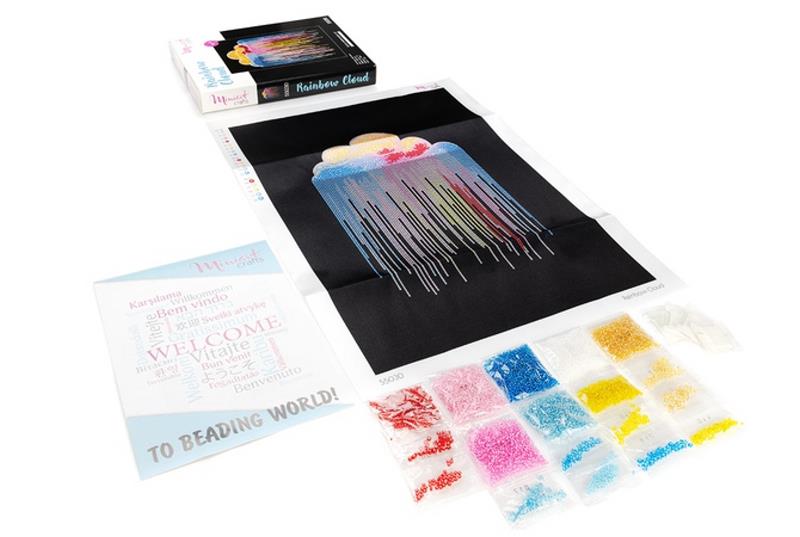 Buy Bead embroidery kit-Rainbow Cloud-55030_2
