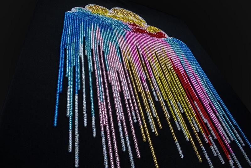 Buy Bead embroidery kit-Rainbow Cloud-55030_3