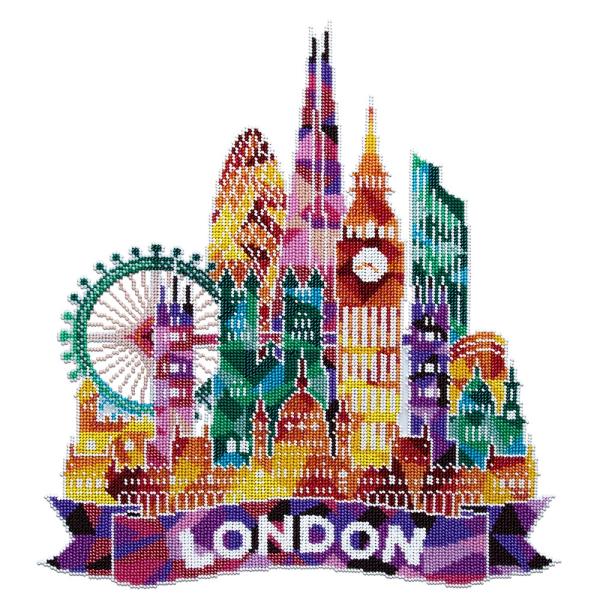 Buy Bead embroidery kit-London Skyline-66002