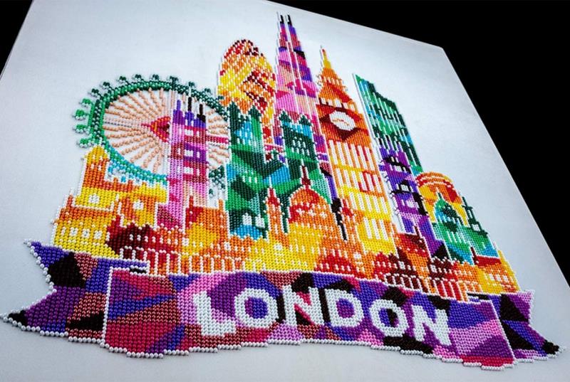 Buy Bead embroidery kit-London Skyline-66002_3