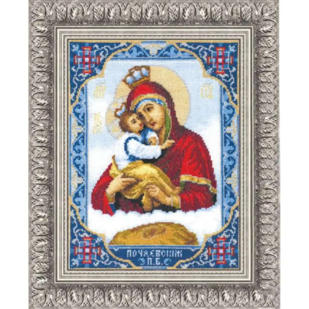 Buy Cross stitch kit Icon of the Holy Virgin of Pochaivska-325
