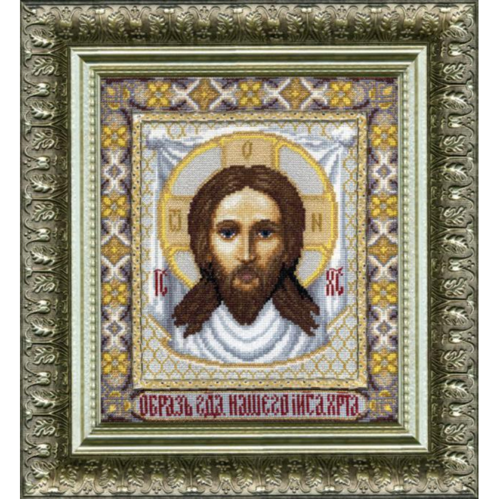 Buy Cross stitch kit Icon of the Savior Not Made by Hands-335