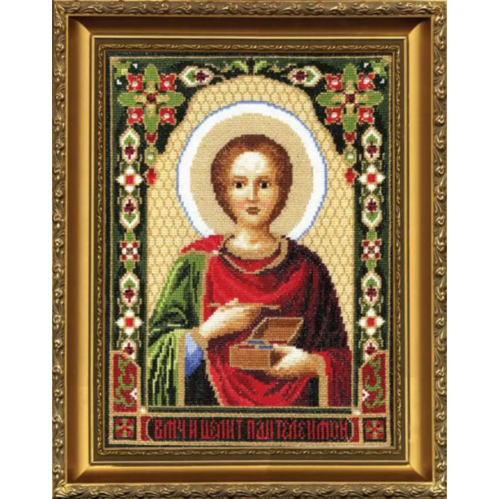 Buy Cross stitch kit Icon of the Great Martyr Panteleimon-336