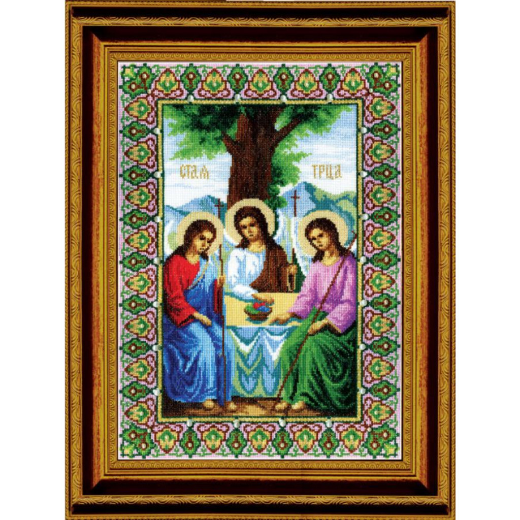 Buy Cross stitch kit Icon of the Holy Trinity-344
