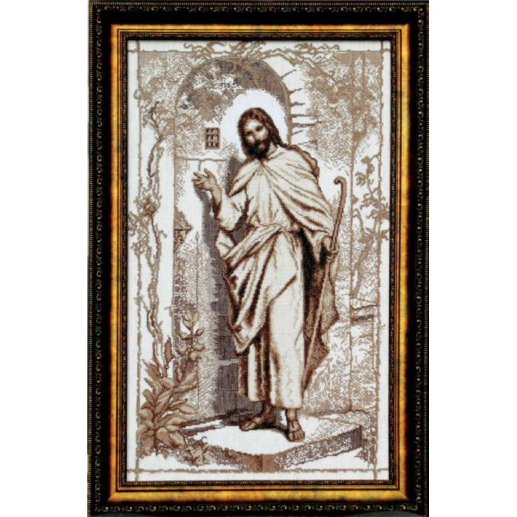 Buy Cross stitch kit Jesus is knocking on the door-354