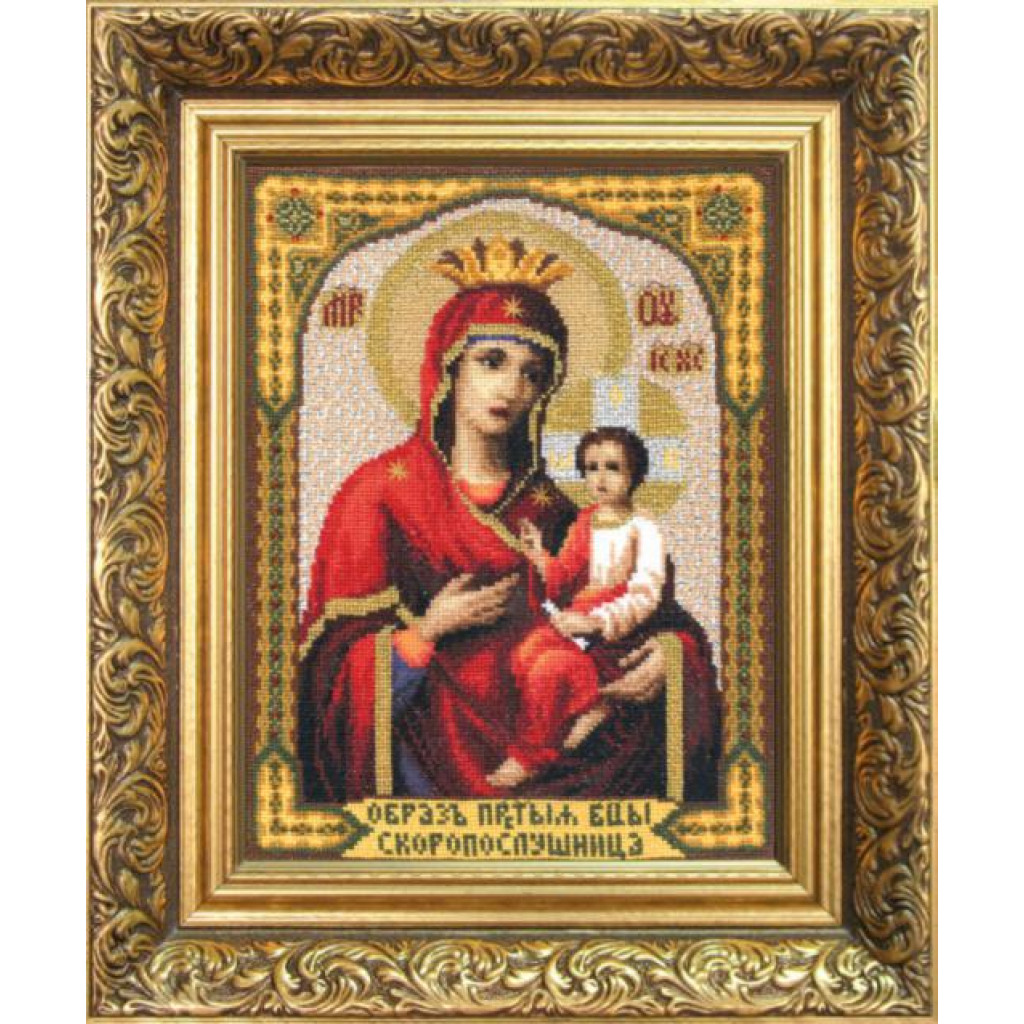 Buy Cross stitch kit Icon of the Mother of God Skoroposhnytsia-473