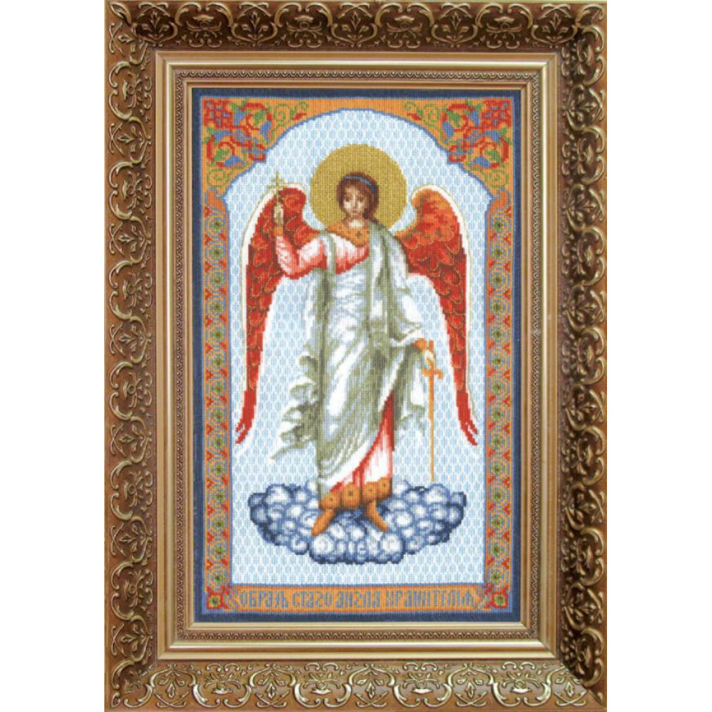 Buy Cross stitch kit Guardian Angel icon-482
