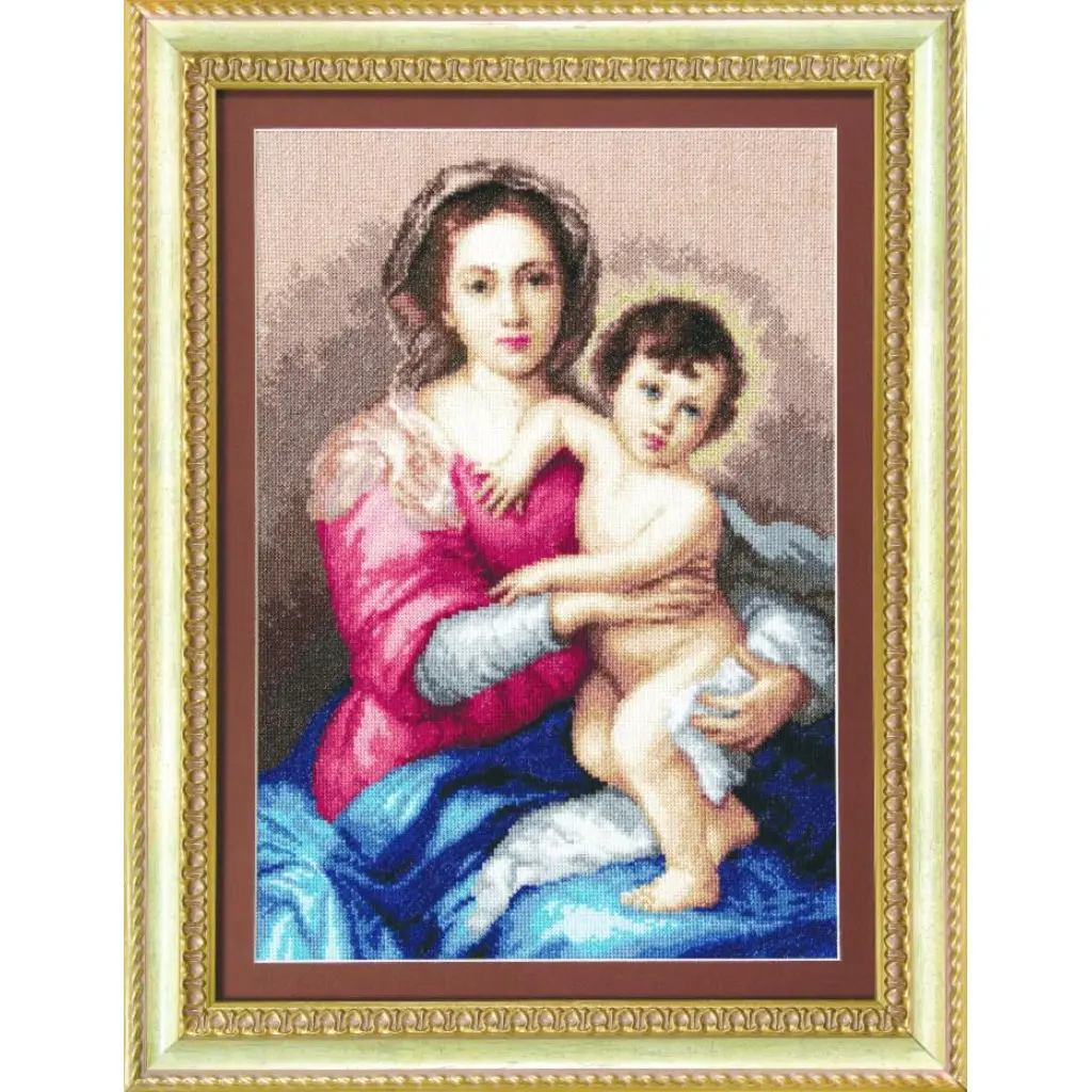 Buy Cross stitch kit Madonna and Child-M-116