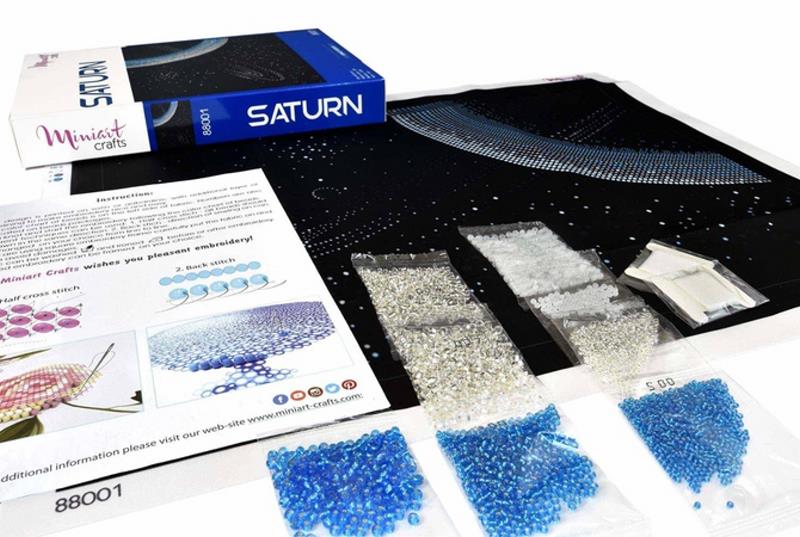 Miniart Crafts 88001 Saturn - Neu bead embroidery kit 