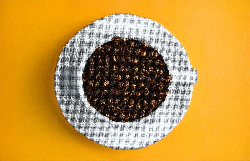 Buy Bead embroidery kit-Coffee Cup-99002