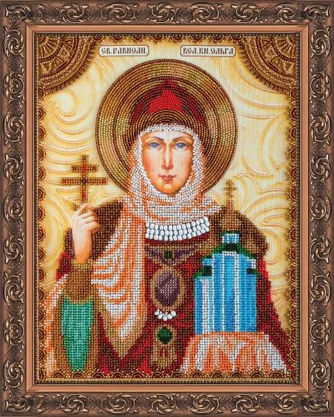 Buy Bead embroidery kit Icon - Saint Olga-AA-011