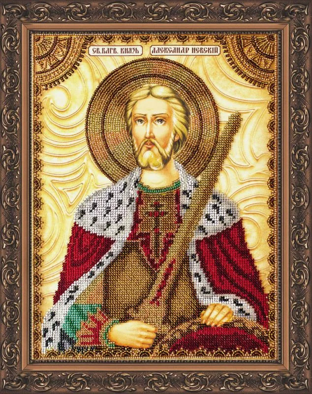 Buy Bead embroidery kit Icon - Saint Alexander-AA-019