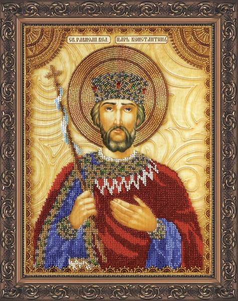 Buy Bead embroidery kit Icon - St. Constantine-AA-030