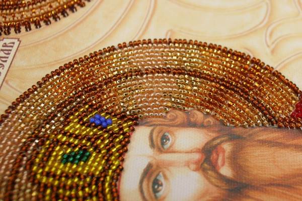 Buy Bead embroidery kit Icon - the Holy Vyacheslav-AA-065_4