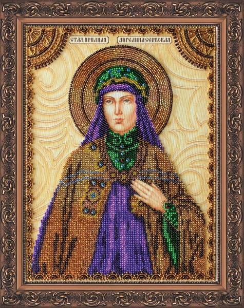 Buy Bead embroidery kit Icon - the Holy Angelina-AA-078
