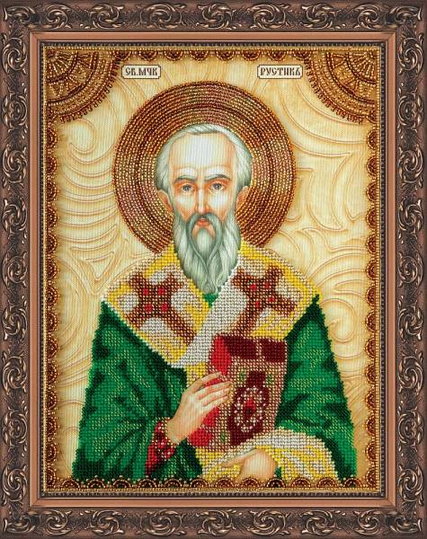 Buy Bead embroidery kit Icon - the Holy Rustic (Ruslan)-AA-108