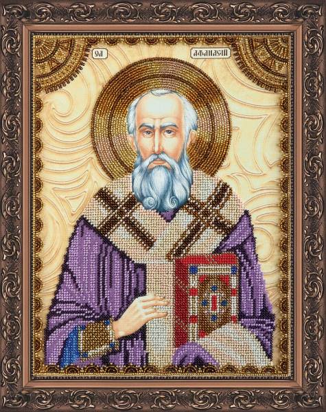 Buy Bead embroidery kit Icon - St. Athanasius-AA-121