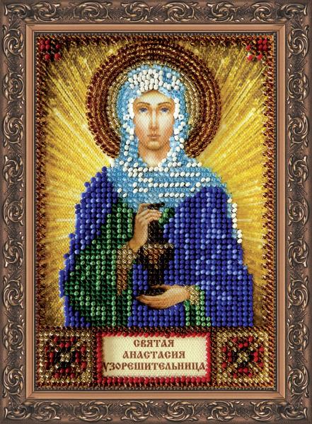 Buy Mini Bead embroidery kit Icon - Saint Anastasia-AAM-029