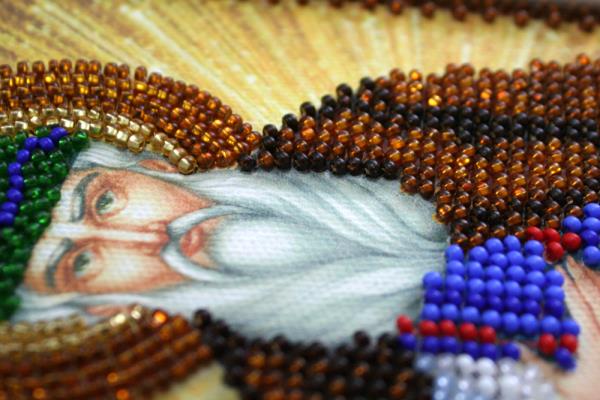 Buy Mini Bead embroidery kit Icon - the Holy Vadim-AAM-059_4