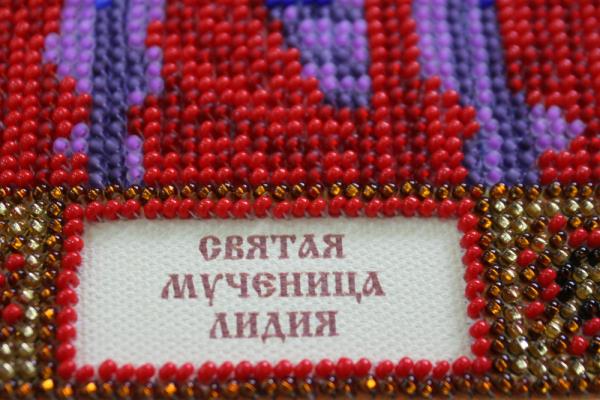 Buy Mini Bead embroidery kit Icon - Holy Lydia-AAM-060_3