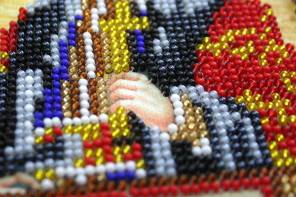 Buy Mini Bead embroidery kit Icon - St. Boris-AAM-061_4