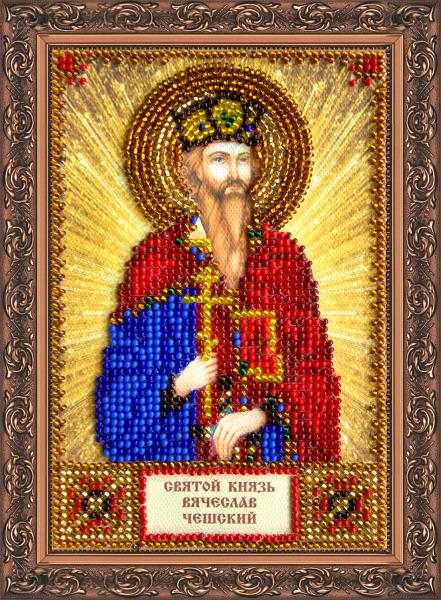 Buy Mini Bead embroidery kit Icon - the Holy Vyacheslav-AAM-065