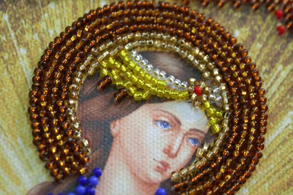 Buy Mini Bead embroidery kit Icon - Holy Cristina-AAM-072_1