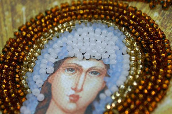 Buy Mini Bead embroidery kit Icon - Saint Zoe-AAM-074_1