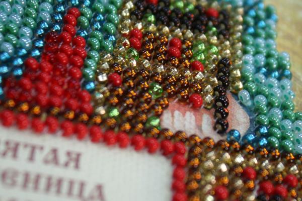 Buy Mini Bead embroidery kit Icon - Holy Zinaida-AAM-076_3