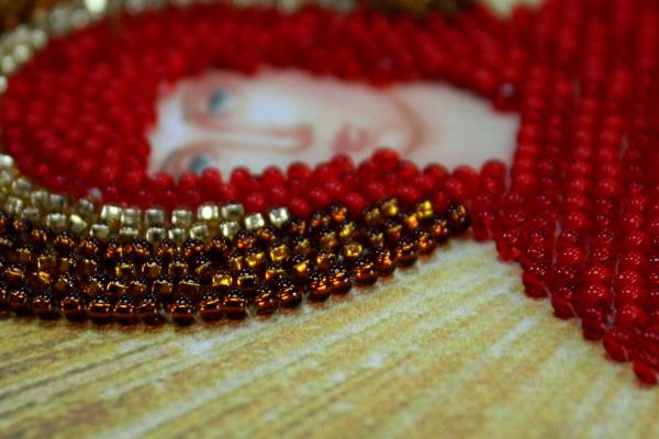 Buy Mini Bead embroidery kit Icon - Holy Zinaida-AAM-076_4