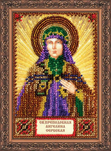 Buy Mini Bead embroidery kit Icon - the Holy Angelina-AAM-078