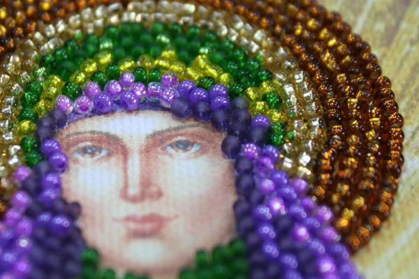Buy Mini Bead embroidery kit Icon - the Holy Angelina-AAM-078_1