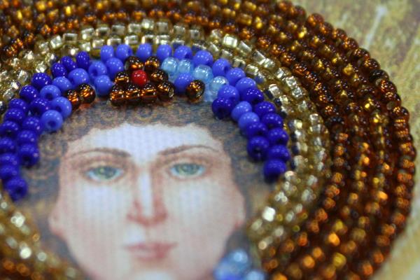Buy Mini Bead embroidery kit Icon - Saint Pelagia-AAM-080_1
