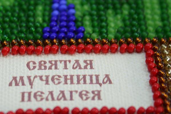 Buy Mini Bead embroidery kit Icon - Saint Pelagia-AAM-080_4