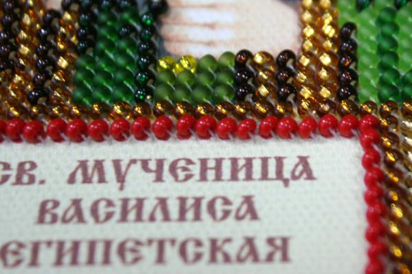 Buy Mini Bead embroidery kit Icon - Holy Vasilisa-AAM-086_4