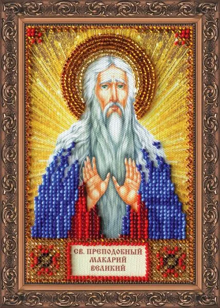 Buy Mini Bead embroidery kit Icon - Saint Macarius (Makar)-AAM-091