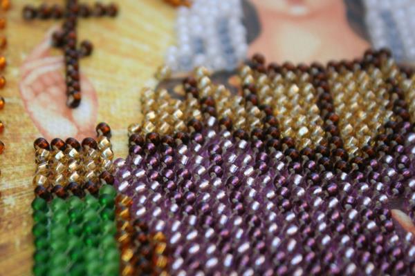 Buy Mini Bead embroidery kit Icon - Holy Claudia-AAM-092_1