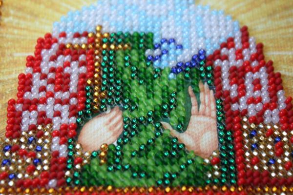 Buy Mini Bead embroidery kit Icon - Saint Juliana-AAM-097_3